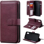 Compatible avec coque lg k22 plus, portefeuille etui [fentes pour cartes] fermeture magntique pu cuir ...