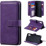 Compatible avec coque lg k22 plus, portefeuille etui [fentes pour cartes] fermeture magntique pu cuir ...