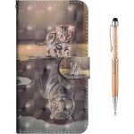 Coque pour lg k31 / aristro 5, bookstyle flip cover tui de protection housse en pu cuir avec tpu silicone ...