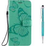 Coque pour lg k41s / k51s, papillon gaufrage housse rtro pu en cuir premium bookstyle flip portefeuille ... Coque pour lg k41s / k51s, papillon gaufrage housse rtro pu en cuir premium bookstyle flip portefeuille ...