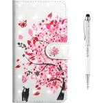 Coque pour lg k51, bookstyle flip cover tui de protection housse en pu cuir avec tpu silicone souple ...