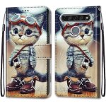 Coque pour lg k61, etui en cuir pu portefeuille housse coque avec 360 degres silicone antichoc protection ...