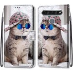 Coque pour lg k61, etui en cuir pu portefeuille housse coque avec 360 degres silicone antichoc protection ...