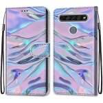 Coque pour lg k61, etui en cuir pu portefeuille housse coque avec 360 degres silicone antichoc protection ...