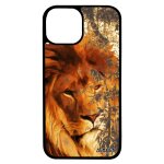 Coque lion pour iphone 13 en silicone savane design case roi animal animaux 4g fauve felin nature lionne ...