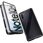 Coque magntique 360 pour samsung galaxy note10 + (note 10 plus 5g) - verre tremp avant et arrire, ...