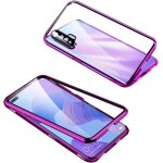 Coque magntique pour huawei honor 20 pro, double protecteur d'objectif de camra botier en verre tremp ...