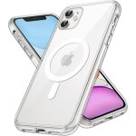 Coque magntique pour iphone 11 6, 1 pouces compatible avec recharge sans fil magsafe, housse de tlphone ...