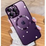 Coque magn�tique pour iphone 13 pro max compatible avec magsafe, anti - cratch etui de protection antichoc ...