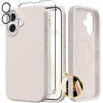 Coque magn�tique pour iphone 17, compatible avec magsafe, [protecteur d'�cran + protecteur d'objectif ...