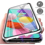 Coque magntique pour iphone 7 / 8, [adsorption magntique] [mtal cadre] 360 degrs avant et arrire ...