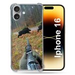 Coque magn�tique compatible magsafe pour iphone 16 chasse vision tir
