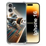 Coque magnétique compatible magsafe pour iphone 16 pro planche skate Coque magnétique compatible magsafe pour iphone 16 pro planche skate