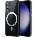 Coque magntique compatible magsafe pour samsung galaxy s23 6, 1 pouces - dos transparent anti - jaunissement ...