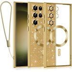 Coque magntique paillete pour samsung galaxy s23 ultra 5g 6, 8'' - compatible magsafe, aimants n52, ...