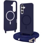 Coque magn�tique pour samsung galaxy a36 5g / a56 5g avec cordon, [compatible avec magsafe], silicone ...