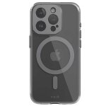 Coque magsafe iphone 15 pro mod�le iglaze ultra r�sistant durable moshi gris