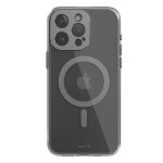 Coque magsafe pour iphone 15 pro max iglaze avec protection cam�ra antichoc moshi gris