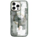 Coque magsafe pour iphone 16 pro iglaze ultra solide el�gant moshi vert