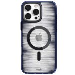 Coque magsafe pour iphone 16 pro max iglaze ultra r�sistant durable moshi indigo