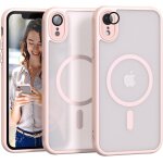Coque compatible magsafe pour iphone xr - dos transparent anti - rayures, protection camra intgre, ...