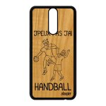 Coque mate 10 lite bois silicone j'peux pas j'ai handball caoutchouc hand huawei mate 10 lite