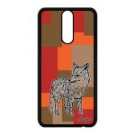 Coque mate 10 lite silicone renard fut� couleur ethnique roux case cube a huawei mate 10 lite