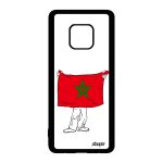 Coque pour mate 20 pro silicone drapeau maroc marocain coupe d'afrique case etui jo foot smartphone basket ...