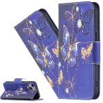 Coque mi 12 lite, portefeuille etui housse pour mi 12 lite coque paillette paillon fleur anime pu cuir ...