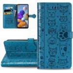Coque mi poco f5 pro 5g, portefeuille etui housse pour mi poco f5 pro 5g coque gaufrage chien chat mignon ...