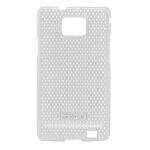 Coque microperforee blanche pour samsung galaxy s ii i9100