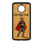 Coque pour moto e4 plus bois silicone super bretonne pas cher souple drole comics bande dessin�e 4g portable ...
