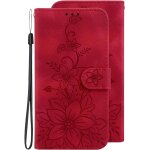 Coque pour moto e6 - fleur en relief cuir etui portefeuille a rabat housse case support porte carte magnét ... Coque pour moto e6 - fleur en relief cuir etui portefeuille a rabat housse case support porte carte magnét ...