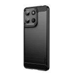 Coque moto g15 fibre carbone bross�e