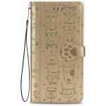 Coque pour motorola moto e13, antichoc portefeuille etui housse en cuir a rabat avec porte carte, chiusura ...