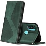 Coque pour motorola moto e20 / e30 / e40, premium etui housse en cuir de protection avec [emplacements ...