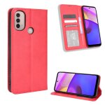 Coque pour motorola moto e20, housse en cuir pu pochette portefeuille magn�tique etui de protection, ...