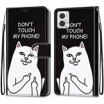 Coque pour motorola moto e22i 4g / e22 4g, etui en cuir pu portefeuille housse coque avec 360 degres ...