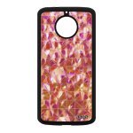 Coque pour motorola moto e4 plus silicone design carreau marbre rigide geometrique portable original ...
