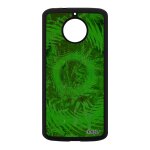 Coque motorola moto e4 plus en silicone mandala vert xt1776 fond effet design portable decoratif telephone ...