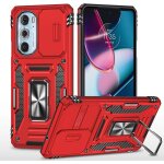 Coque compatible avec motorola moto edge + 2022 / edge 30 pro, lentille coulissante couverture, support ...