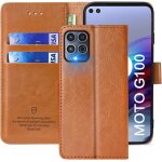 Coque pour motorola moto g100, etuis a rabat motorola moto g100, premium pu etui housse en cuir portefeuille ...