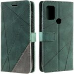 Coque pour motorola moto g50, rabat portefeuille de protection cuir pu etui, slim silicone tpu bumper ...