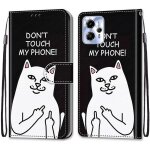 Coque pour motorola moto g53 / g13 / g23, etui en cuir pu portefeuille housse coque avec 360 degres silicone ...