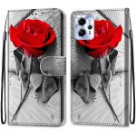Coque pour motorola moto g53 / g13 / g23, etui en cuir pu portefeuille housse coque avec 360 degres silicone ...