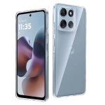 Coque pour motorola moto g56 5g - housse etui silicone gel fine + film ecran - transparent tpu