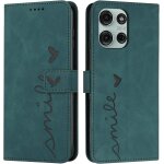 Coque pour motorola moto g75, ?tui housse en cuir pu motorola moto g75, magnetique flip [pochette de ...