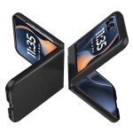 Coque pour motorola razr 50 / razr 60 5g - housse etui rigide avant et arriere - noir