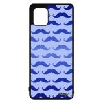 Coque moustache samsung galaxy note 10 lite silicone chapeau melon peinture portable imprime etui tendance ...