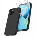 Coque noir pour iphone 13 mini (5, 4 ) et 2 verres tremp� film protection ecran little boutik�